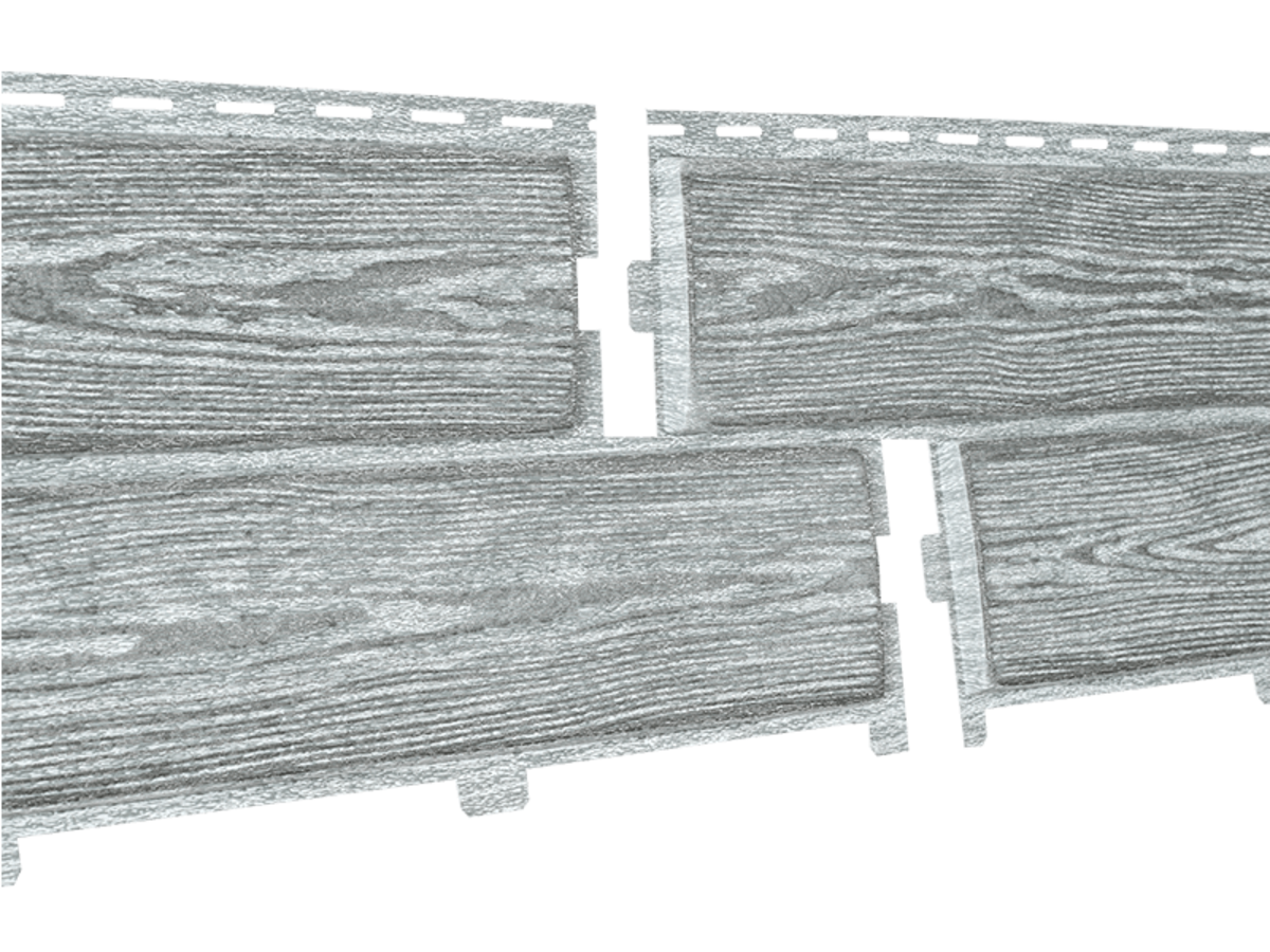 Фасадные панели Хокла Винтаж Пепел