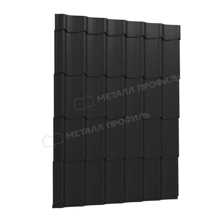 Профиль декоративный Монтерра-X (VikingMP-01, RAL 9005, 0.45 мм) Профиль декоративный Монтерра-X (VikingMP-01, RAL 9005, 0.45 мм)