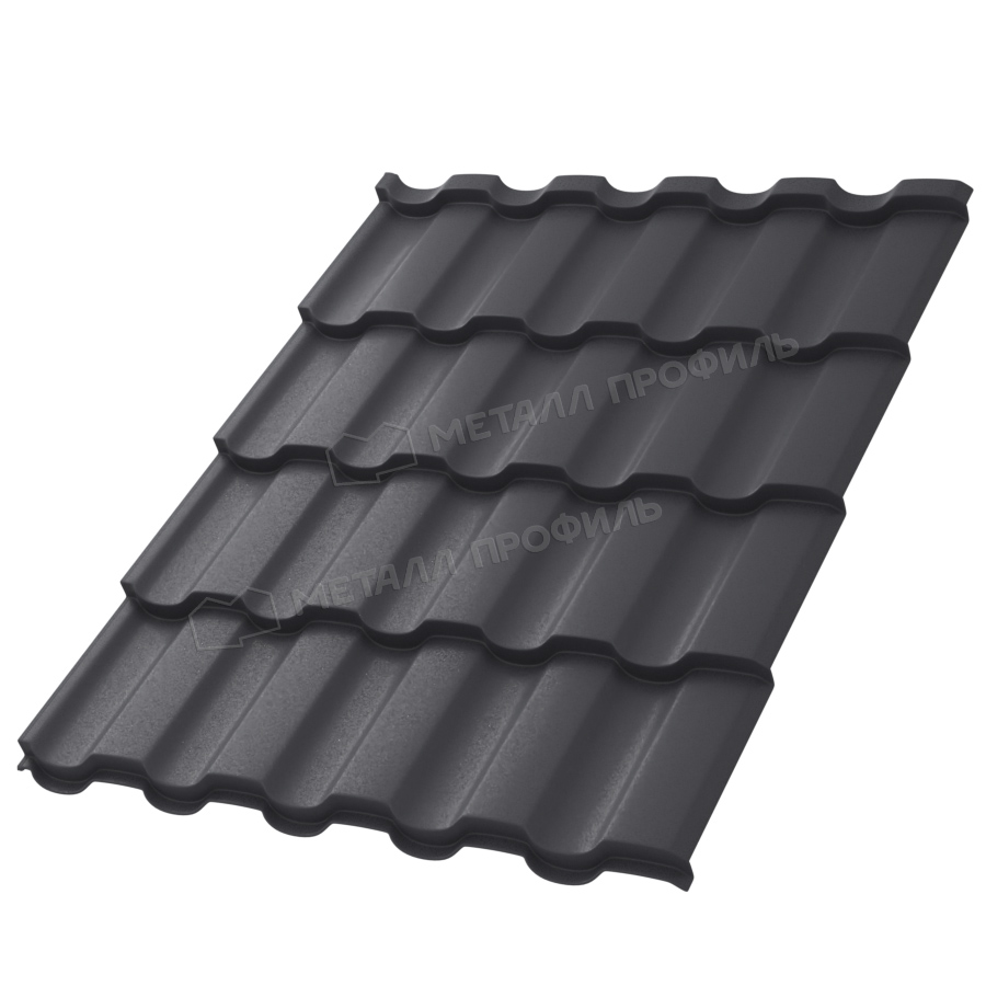 Металлочерепица МП Монтекристо-S (VALORI-20-Grey-0.5) Металлочерепица МП Монтекристо-S (VALORI-20-Grey-0.5)