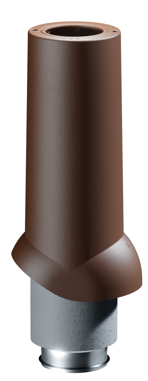 Docke PREMIUM/ Выход вентиляционный ИЗЛ-125/700/ Труба/ Тёмно-коричневый Docke PREMIUM/ Выход вентиляционный ИЗЛ-125/700/ Труба/ Тёмно-коричневый