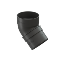 Docke STANDARD Колено 80 мм * 45° (Серый 7024) Docke STANDARD Колено 80 мм * 45° (Серый 7024)