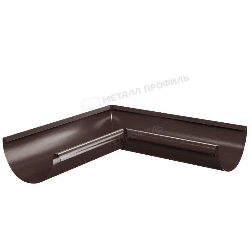 Угол желоба внутренний GRANDSYSTEM D125х90 градусов Ral 8017