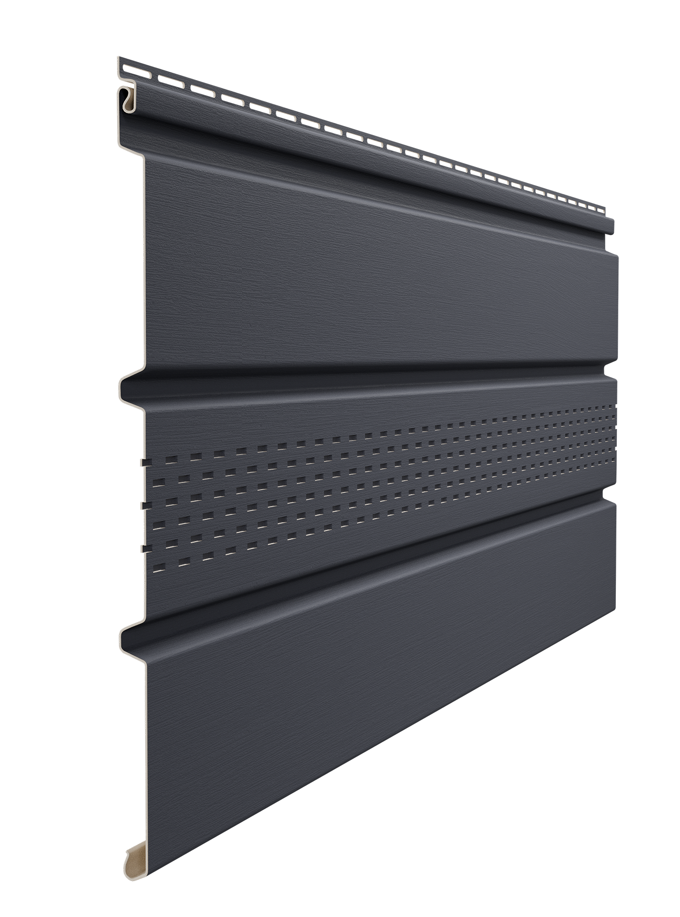 Софит Docke Standard, T4 с центральной перфорацией, графит