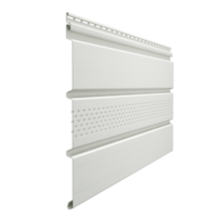 Docke PREMIUM Софит с центральной перфорацией (Пломбир)