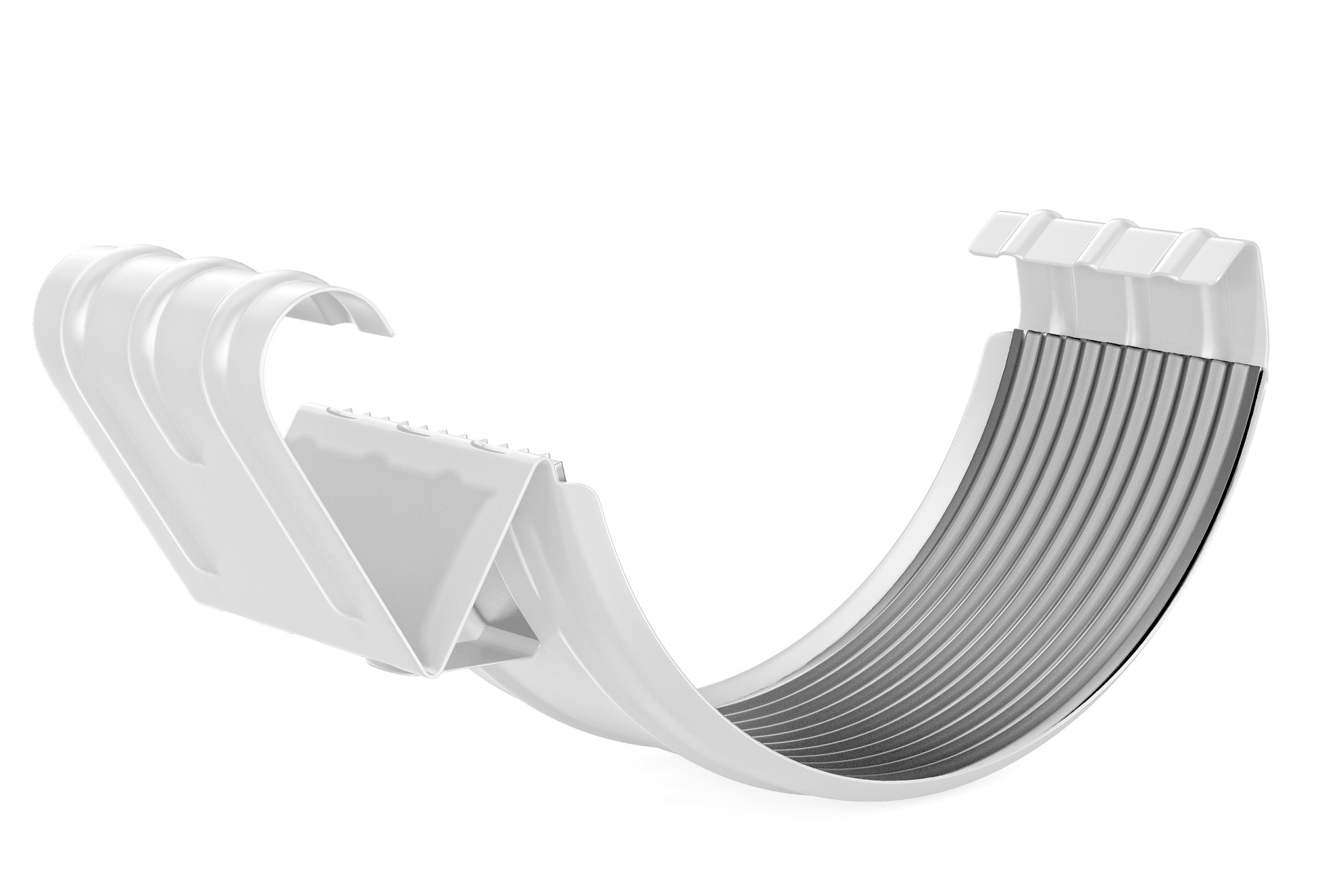 Соединитель желоба Foramina PUR D150 Ral 9010