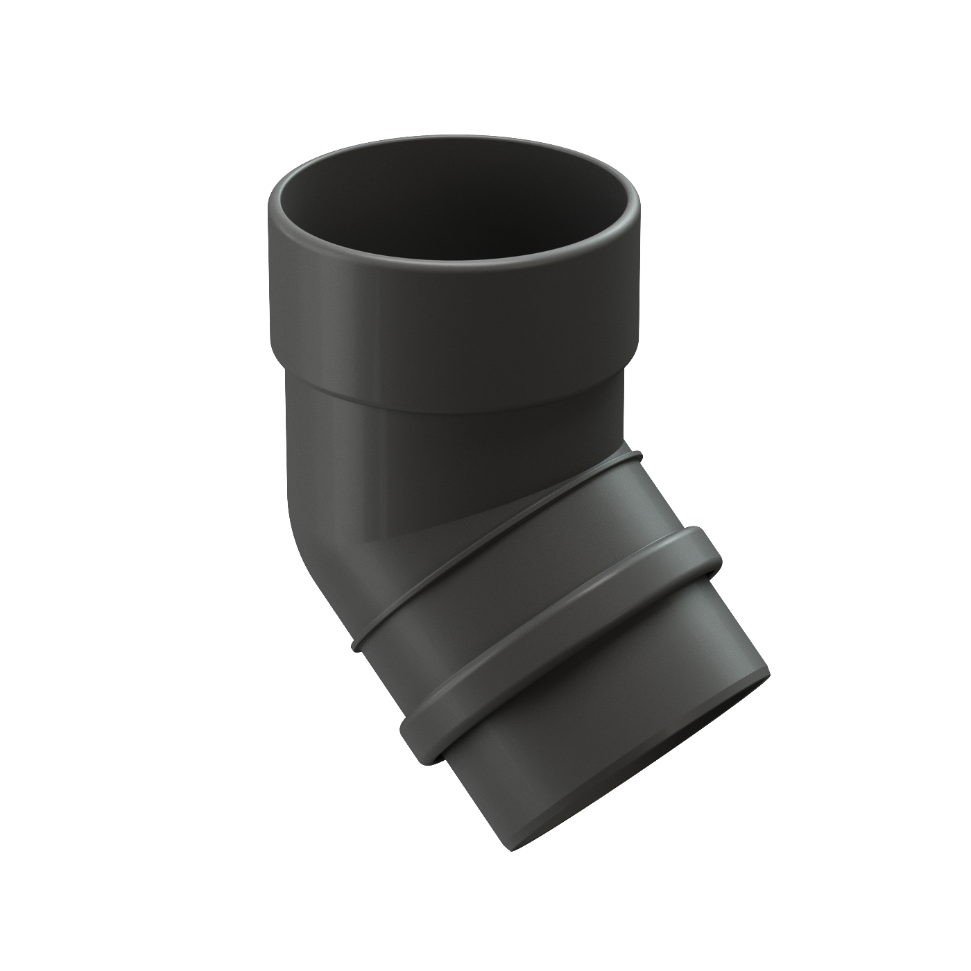 Docke LUX Колено 45° (Графит)