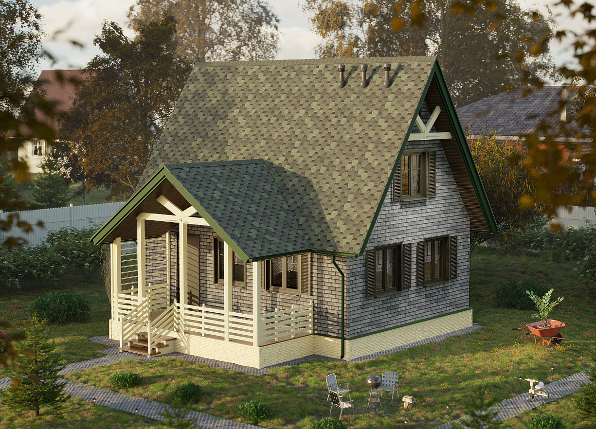 Гибкая черепица Docke PIE EURASIA/ ШЕСТИГРАННИК/ Зеленый Гибкая черепица Docke PIE EURASIA/ ШЕСТИГРАННИК/ Зеленый