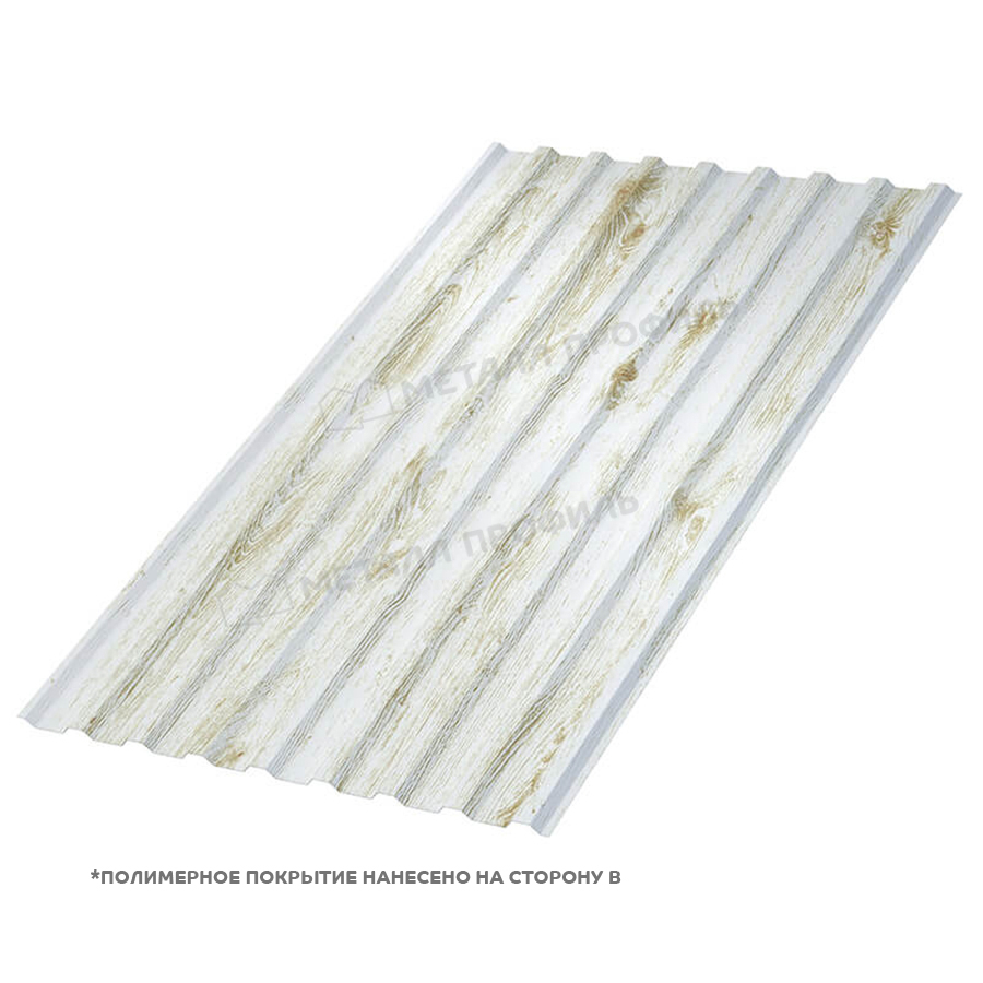 Профлист МП-20x1100-R (ECOSTEEL_MA-01-Беленый Дуб-0,5) Профлист МП-20x1100-R (ECOSTEEL_MA-01-Беленый Дуб-0,5)