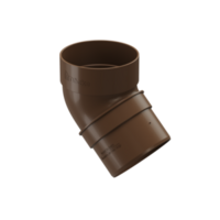 Docke STANDARD Колено 80 мм * 45° (Светло-коричневый)