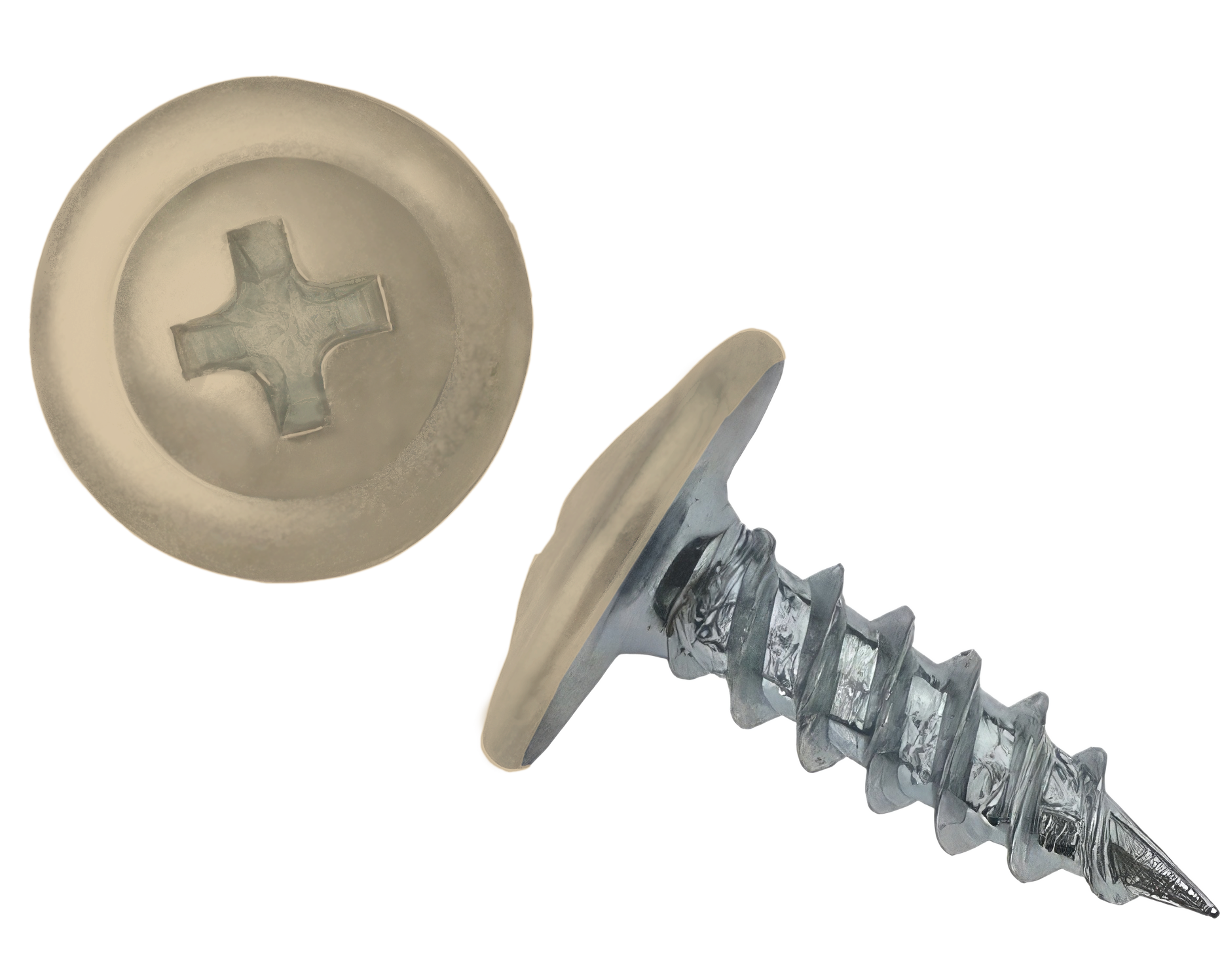 Саморез ПШ 4,2х16 (1000шт) шлиц PH2 RAL 1015