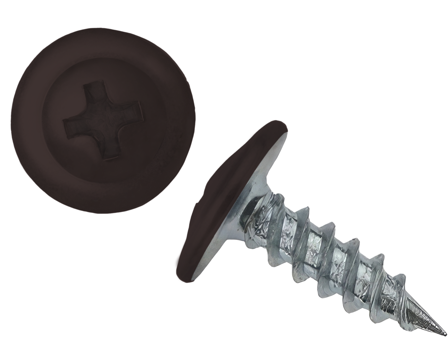 Саморез ПШ 4,2х16 (1000шт) шлиц PH2 RAL 8017