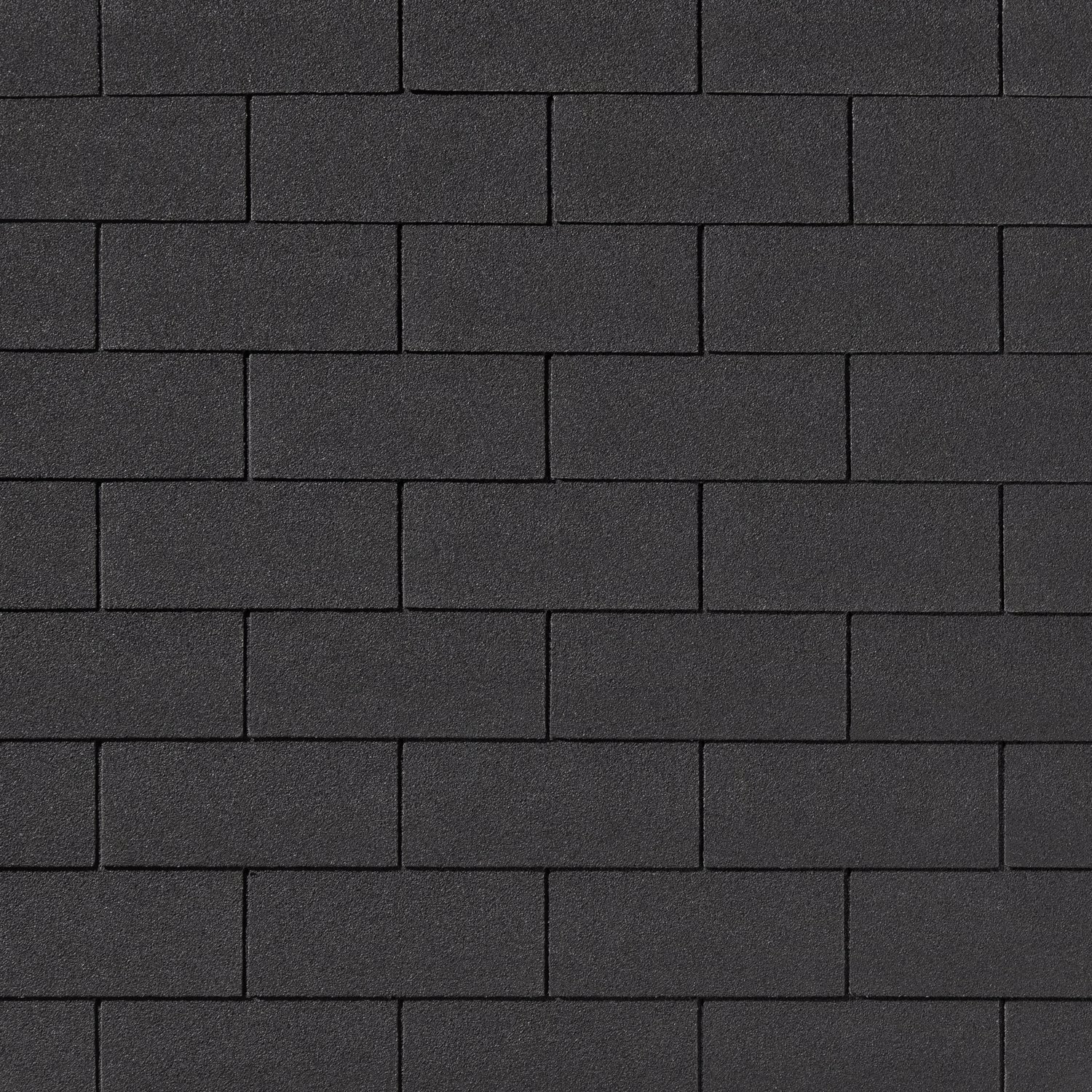 Гибкая черепица QUIET TILE, коллекция BRICK, цвет Чёрный