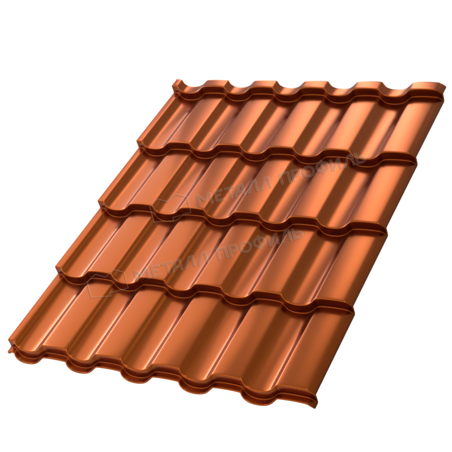 Металлочерепица МП Монтекристо-S (AGNETA-03-Copper\Copper-0.5) Металлочерепица МП Монтекристо-S (AGNETA-03-Copper\Copper-0.5)