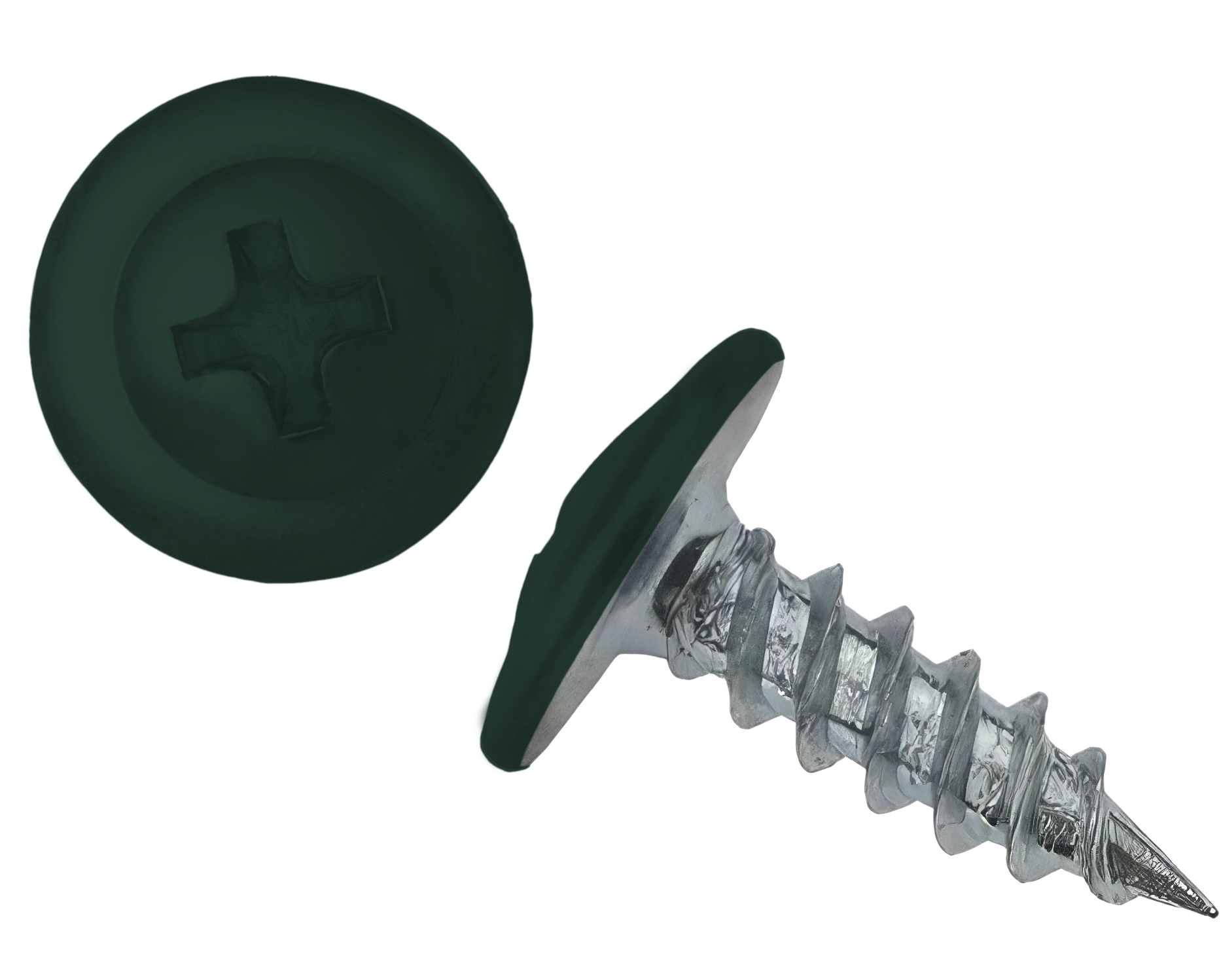 Саморез ПШ 4,2х16 (1000шт) шлиц PH2 RAL 6005