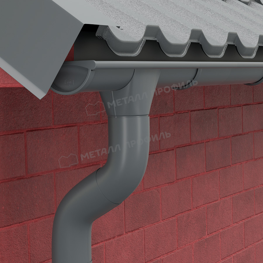 Соединитель желоба D125 GS lite (ПЭД-01-7024\7024-0.6)