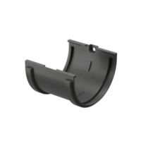 Docke STANDARD Соединитель желобов 120 мм (Серый 7024) Docke STANDARD Соединитель желобов 120 мм (Серый 7024)