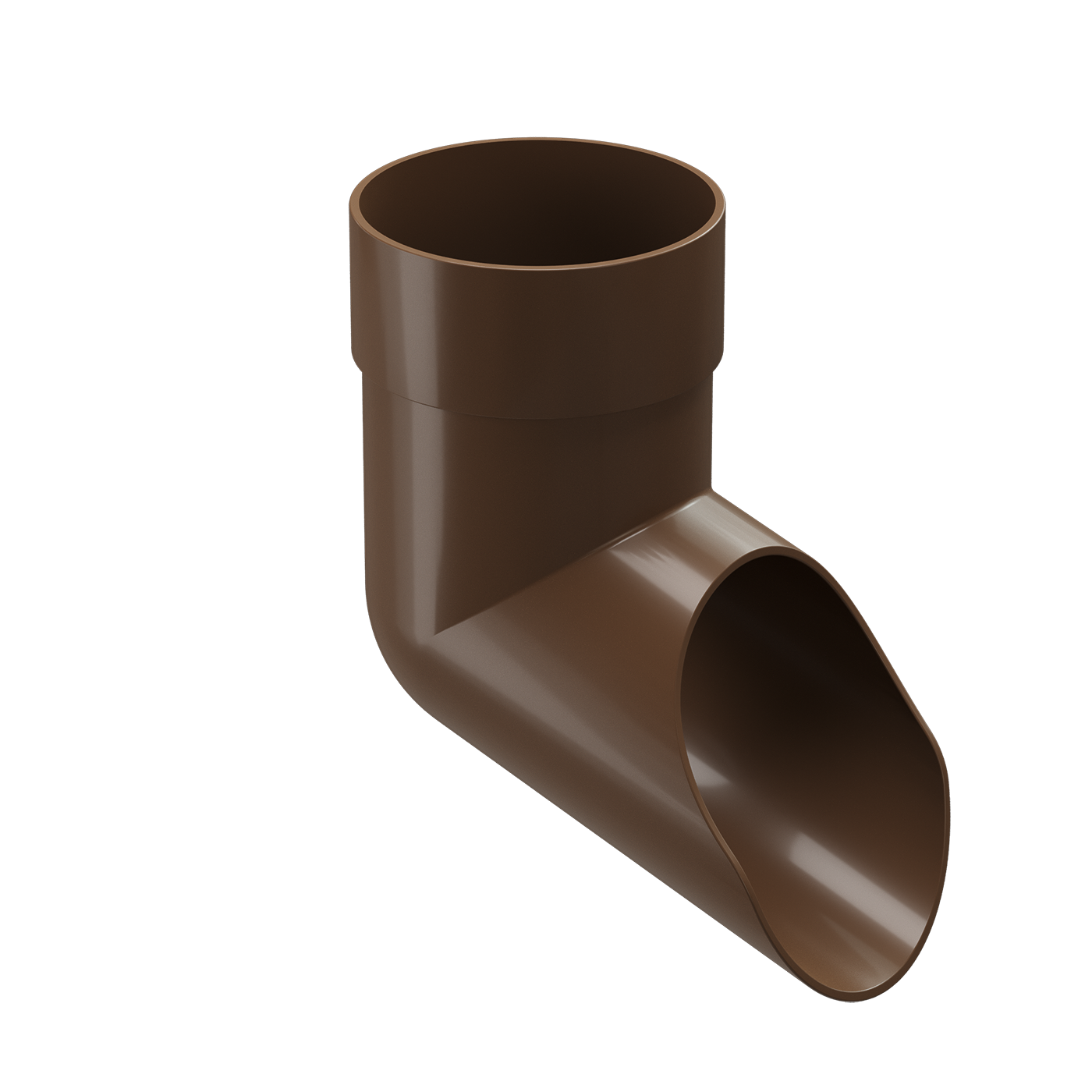 Наконечник для водосточной трубы Docke Premium, каштан