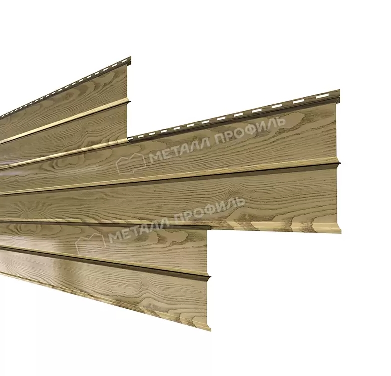 Сайдинг Lбрус-XL-14х335 (ECOSTEEL_MA-01-Сосна-0.5)