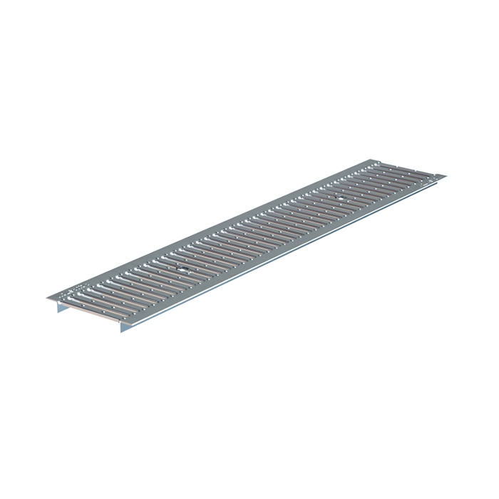 Решетка штампованная оцинкованная Aquastok Norma 150, класс нагрузки А15 1000х197х22 Решетка штампованная оцинкованная Aquastok Norma 150, класс нагрузки А15 1000х197х22