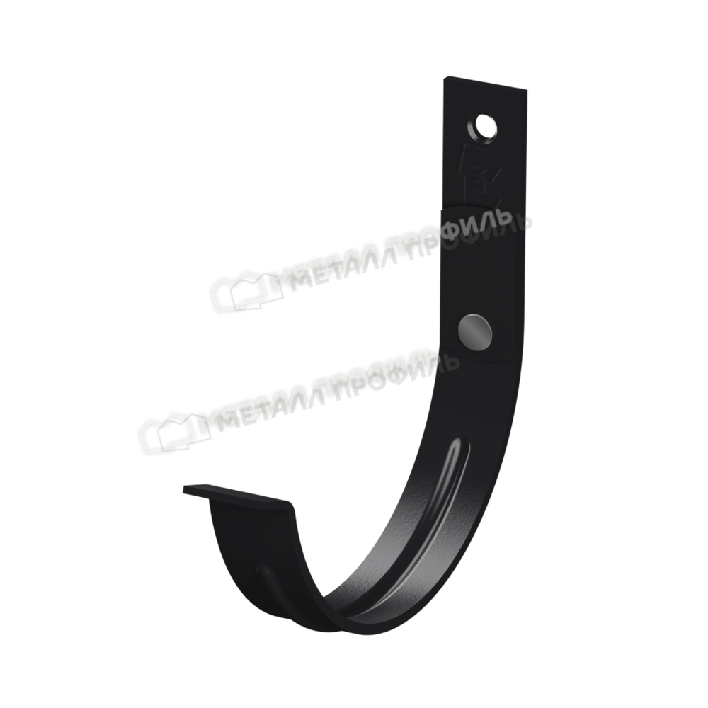 Держатель желоба карнизный PURMAN BLACK EDITION D125х132 Ral 9005
