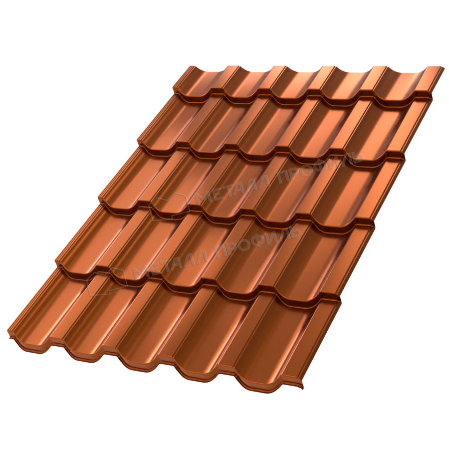 Металлочерепица МП Трамонтана-S (AGNETA-20-Copper\Copper-0.5) Металлочерепица МП Трамонтана-S (AGNETA-20-Copper\Copper-0.5)