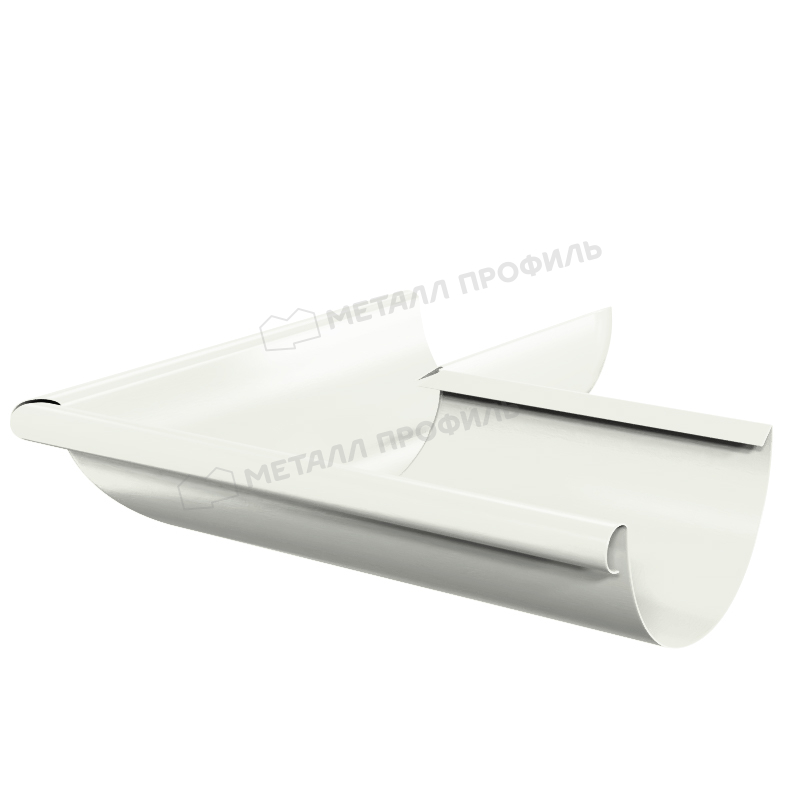 Угол желоба наружный GRANDSYSTEM D125х90 градусов Ral 9010