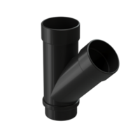 Docke LUX Тройник 45° (Карбон)