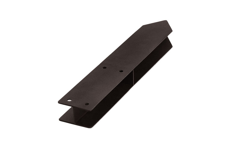 Элемент стыковочный металлический для грядки ДПК 225мм Венге
