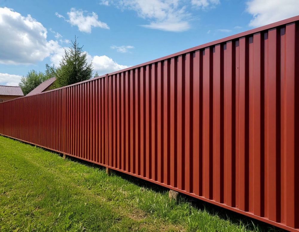 Профнастил для забора: полное руководство по выбору и монтажу от А до Я Профнастил для забора: полное руководство по выбору и монтажу от А до Я