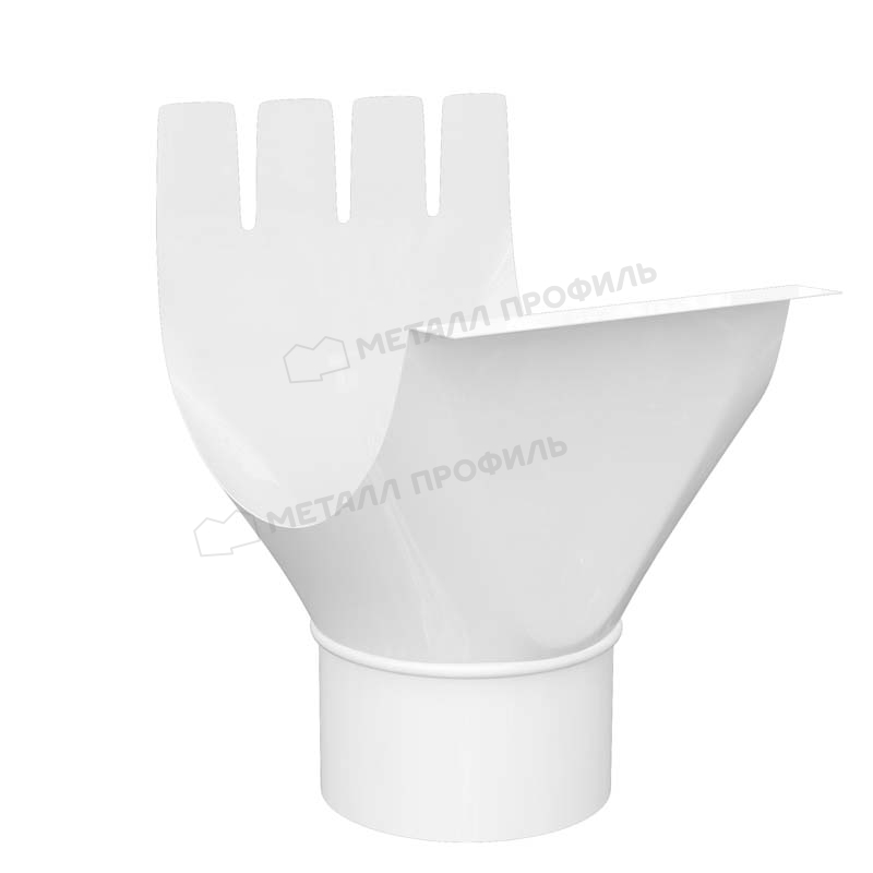 Воронка выпускная GRANDSYSTEM D125/90 Ral 9010