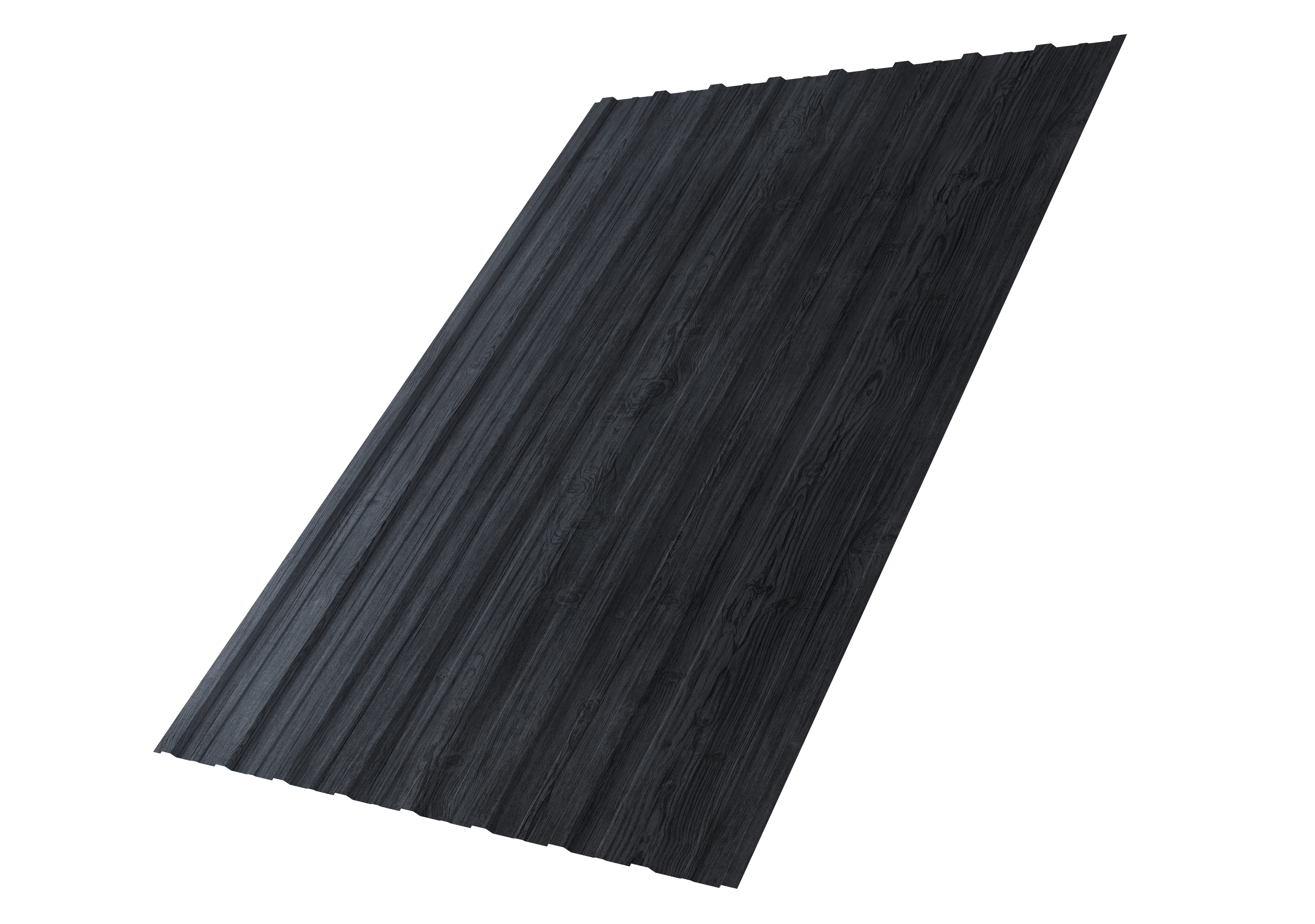 Профнастил С10A 0,45 Print Premium Grey Wood TwinColor