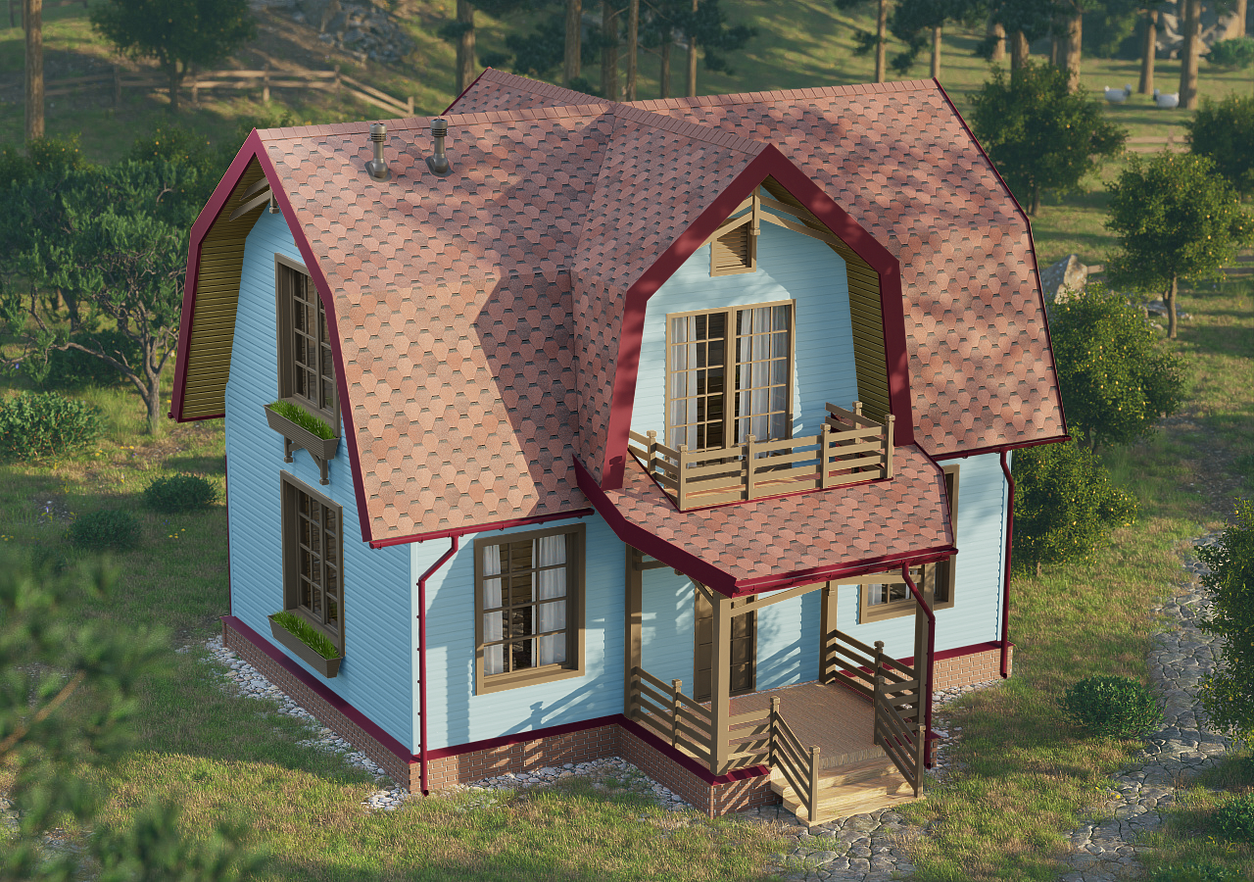 Гибкая черепица Docke PIE EURASIA/ ШЕСТИГРАННИК/ Красный Гибкая черепица Docke PIE EURASIA/ ШЕСТИГРАННИК/ Красный