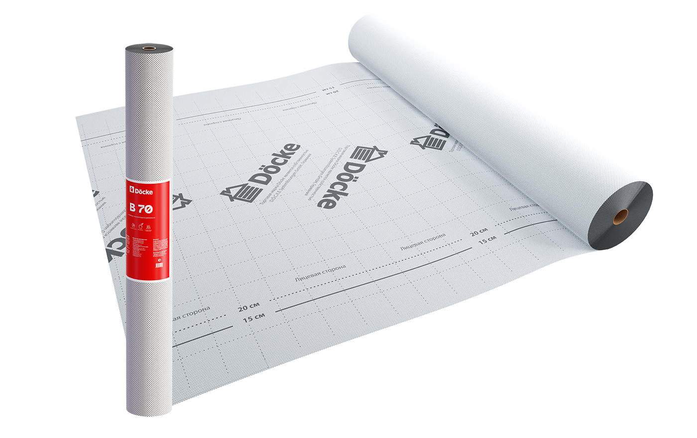 B 70 Docke Плёнка пароизоляционная, 70 кв. м
