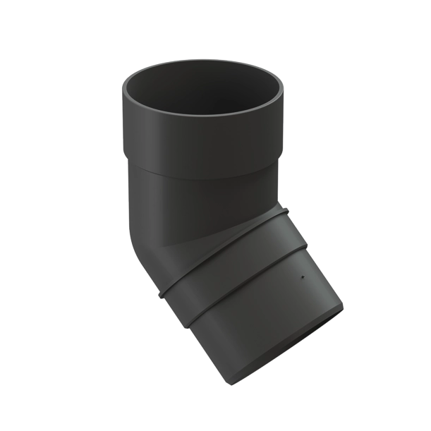 Docke PREMIUM Колено 45° (Графит) Docke PREMIUM Колено 45° (Графит)