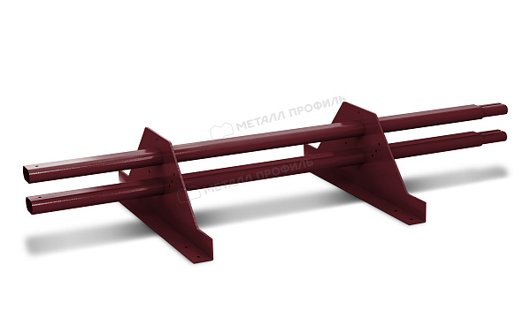 Снегозадержатель трубчатый дл. 1000 мм (RAL 3005) Снегозадержатель трубчатый дл. 1000 мм (RAL 3005)