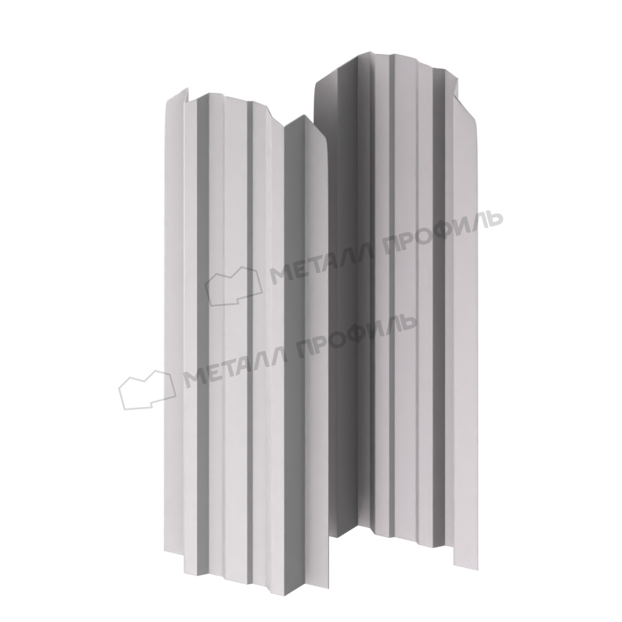 Штакетник металлический LАNE-O 16,5х99 (ПЭ-01-9006-0.45) Штакетник металлический LАNE-O 16,5х99 (ПЭ-01-9006-0.45)