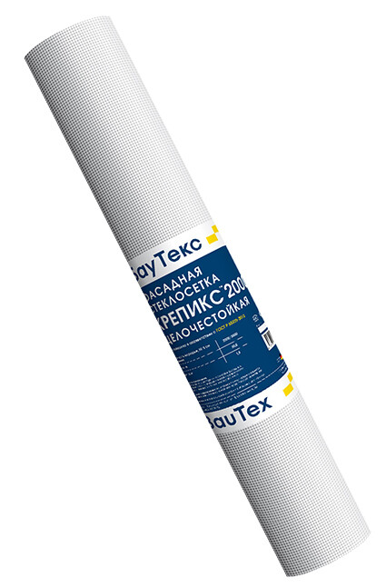 Стеклосетка фасадная Крепикс 2000 СНУ 165 (2000/ 2000 Н/ 5см) 50м2/рул