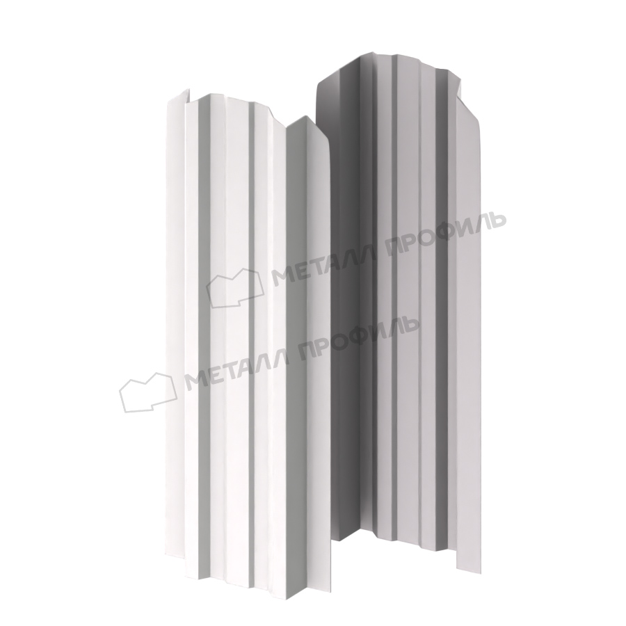 Штакетник металлический LАNE-O 16,5х99 (ПЭ-01-9003-0.45) Штакетник металлический LАNE-O 16,5х99 (ПЭ-01-9003-0.45)