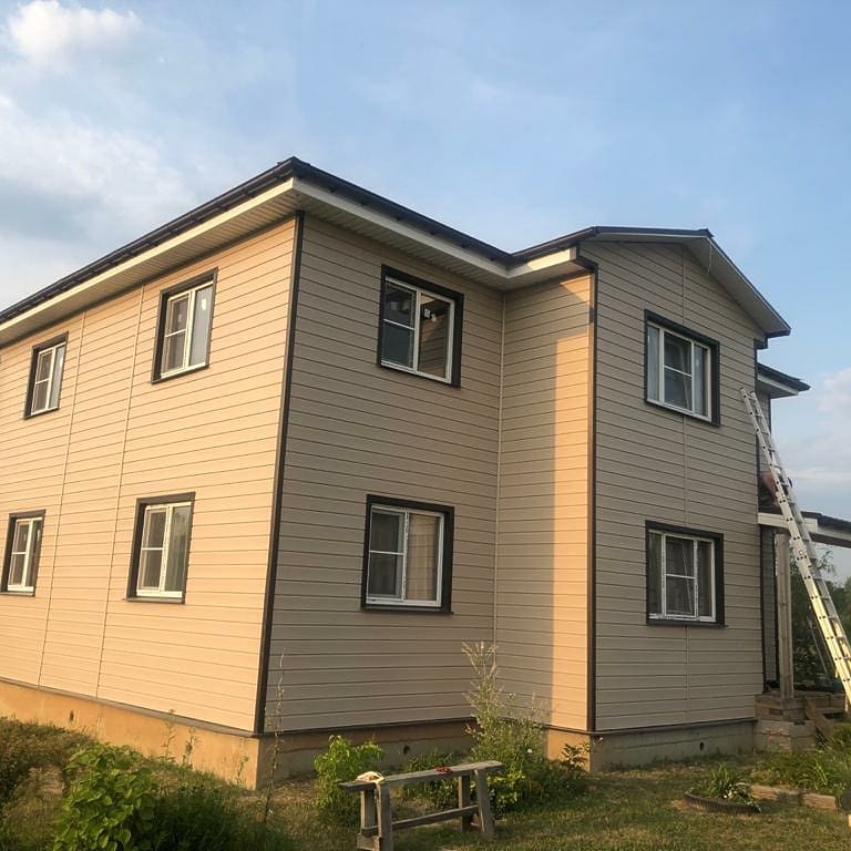 Docke PREMIUM Сайдинг Брус D6S (Крем-брюле)