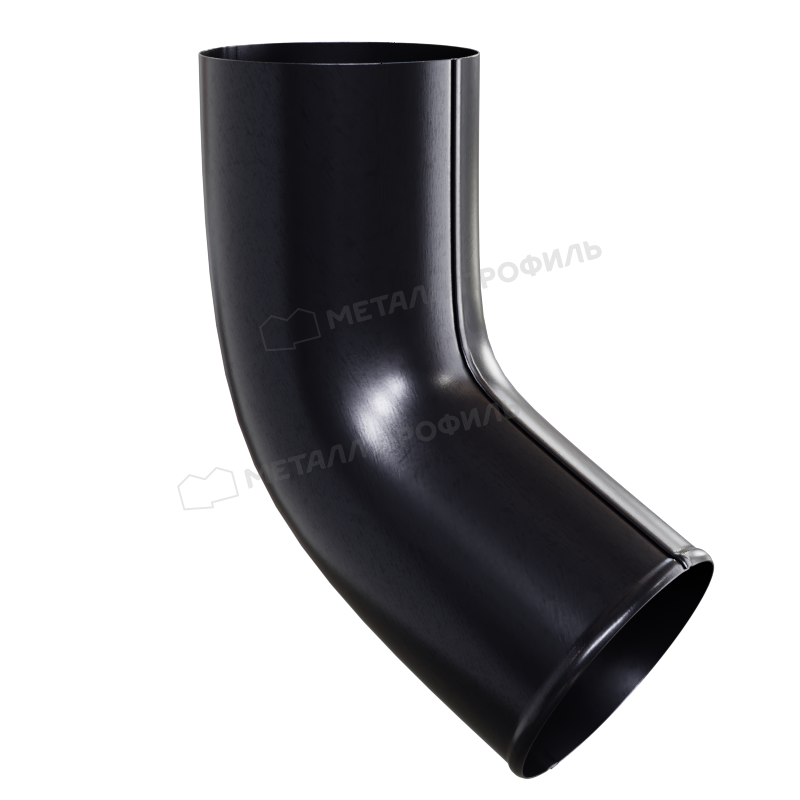 Колено сливное PURMAN BLACK EDITION D100 Ral 9005