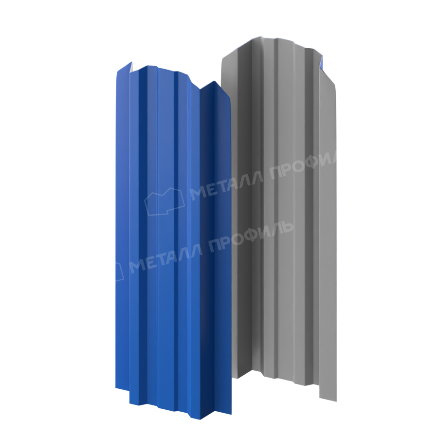 Штакетник металлический LАNE-O 16,5х99 (ПЭ-01-5005-0.45) Штакетник металлический LАNE-O 16,5х99 (ПЭ-01-5005-0.45)