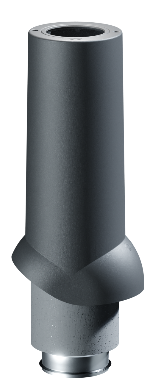 Docke PREMIUM/ Выход вентиляционный ИЗЛ-125/700/ Труба/ Чёрный Docke PREMIUM/ Выход вентиляционный ИЗЛ-125/700/ Труба/ Чёрный