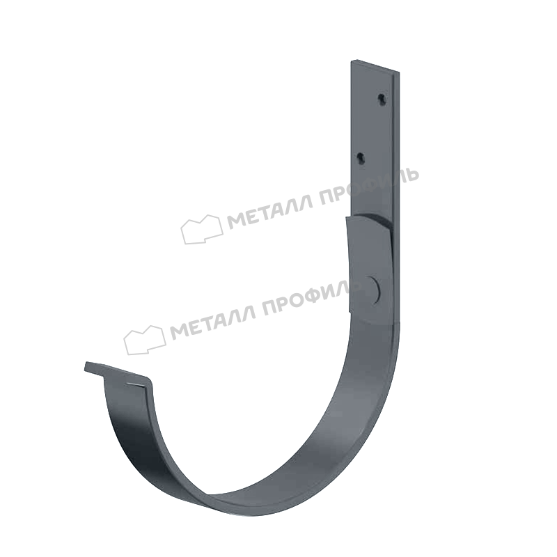 Держатель желоба карнизный GS lite D125х132 Ral 7024 Держатель желоба карнизный GS lite D125х132 Ral 7024