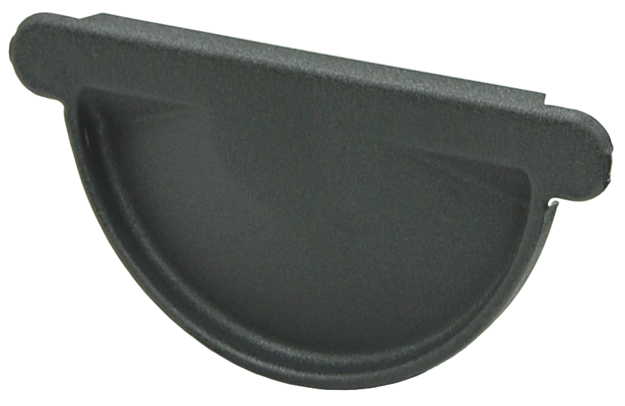 Заглушка торцевая универсальная GL PE Matt 125 мм RAL 7024