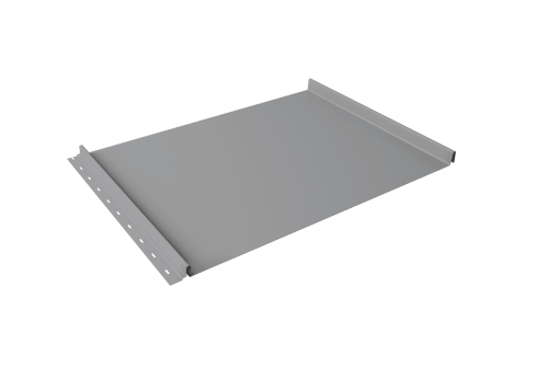 Кликфальц Grand Line 0,45 Drap TX с пленкой на замках RAL 7004