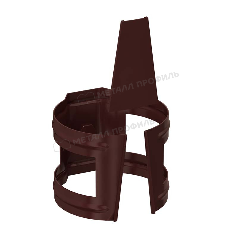 Держатель трубы (на кирпич) GRANDSYSTEM D90 Ral 8017