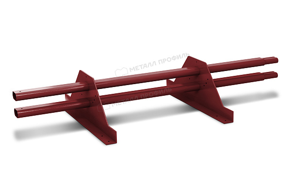 Снегозадержатель трубчатый дл. 1000 мм (RAL 3011) Снегозадержатель трубчатый дл. 1000 мм (RAL 3011)