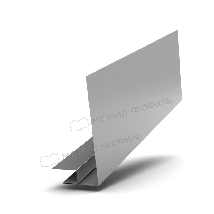 Планка карнизного свеса сложная 250х50х2000 (ПЭ-12-9003-0.45)