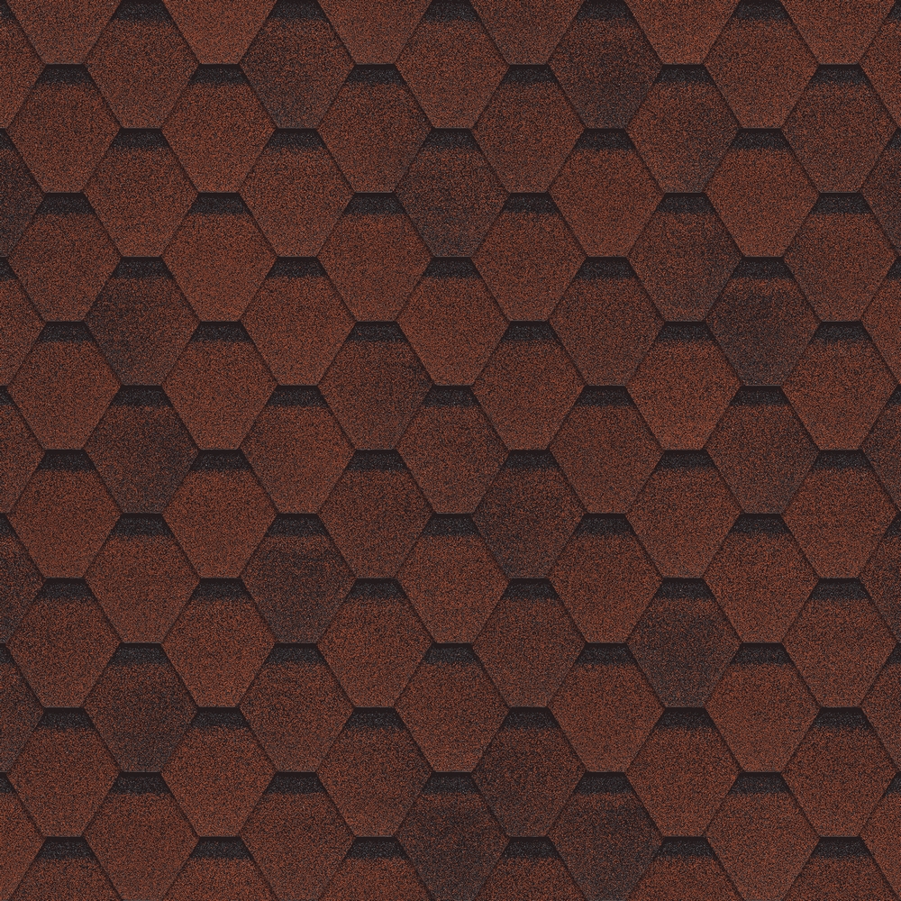 ТЕХНОНИКОЛЬ гибкая черепица Финская Соната Красный ТЕХНОНИКОЛЬ гибкая черепица Финская Соната Красный