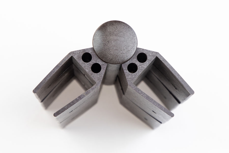 Элемент угловой из ДПК поворотный для грядки ДПК 150мм Венге